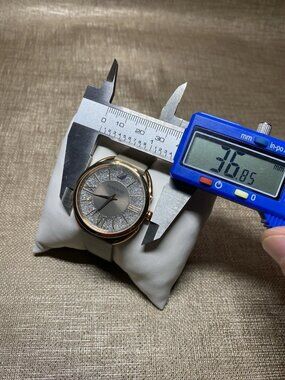 Swarovski Swiss Made Crystal Dial Watch 36mm Rose Gold Tone – Original Strap